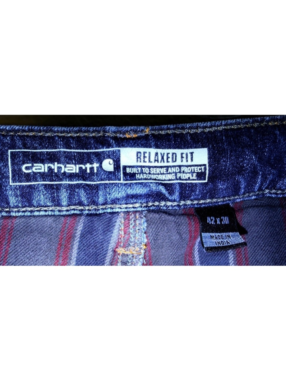 Carhartt Relaxed Fit Jeans Men's Size 42 x 30 - Picture 4 of 4